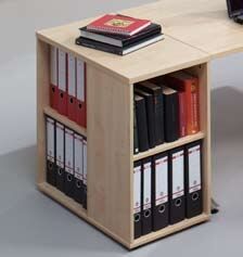 deskgo Container DAC80 im Einsatz, Beispiel mit Ordner