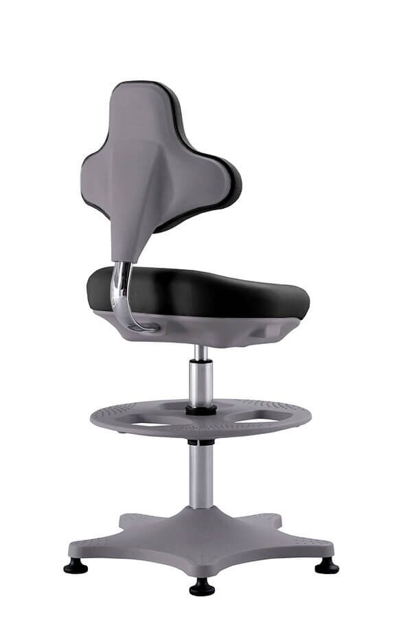 Laborstuhl Bimos Labster 3 Gleiter, Fußring 9101