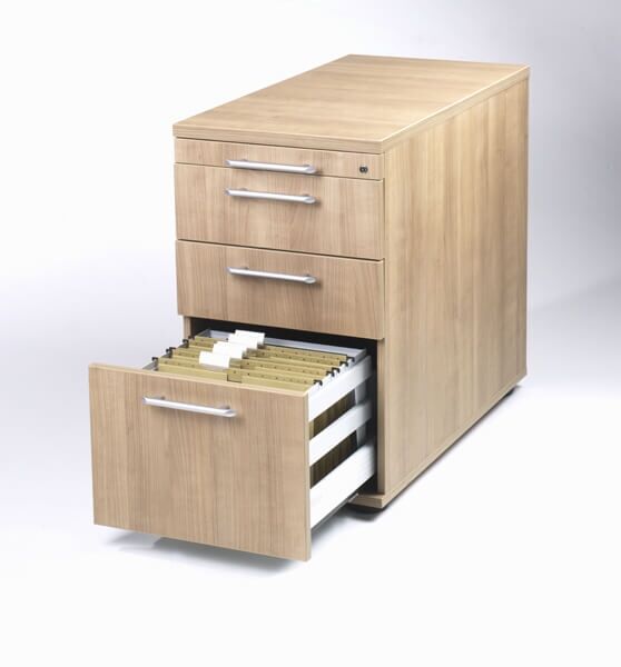 deskgo DSC80-HR plus Standcontainer plus HR-Auszug