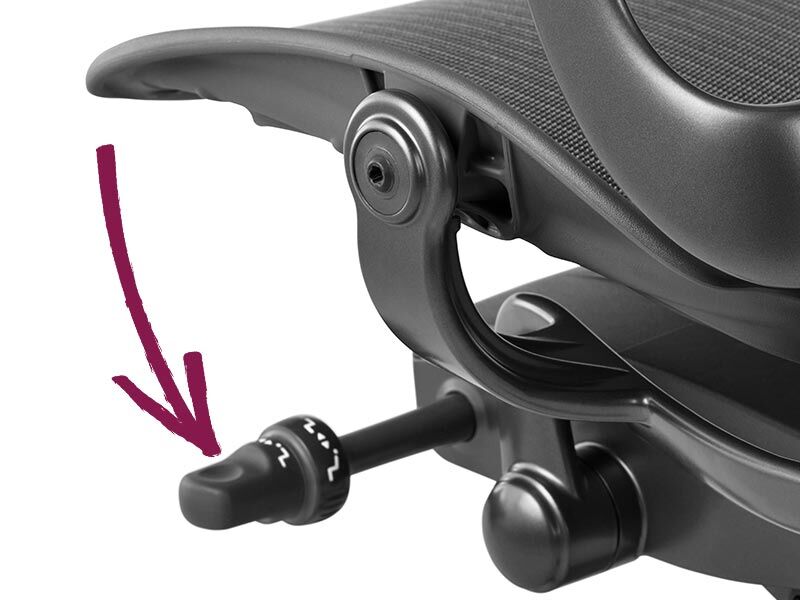 Herman Miller Aeron Einstellung Sitzneigung Herman Miller Aeron Einstellung Sitzneigung