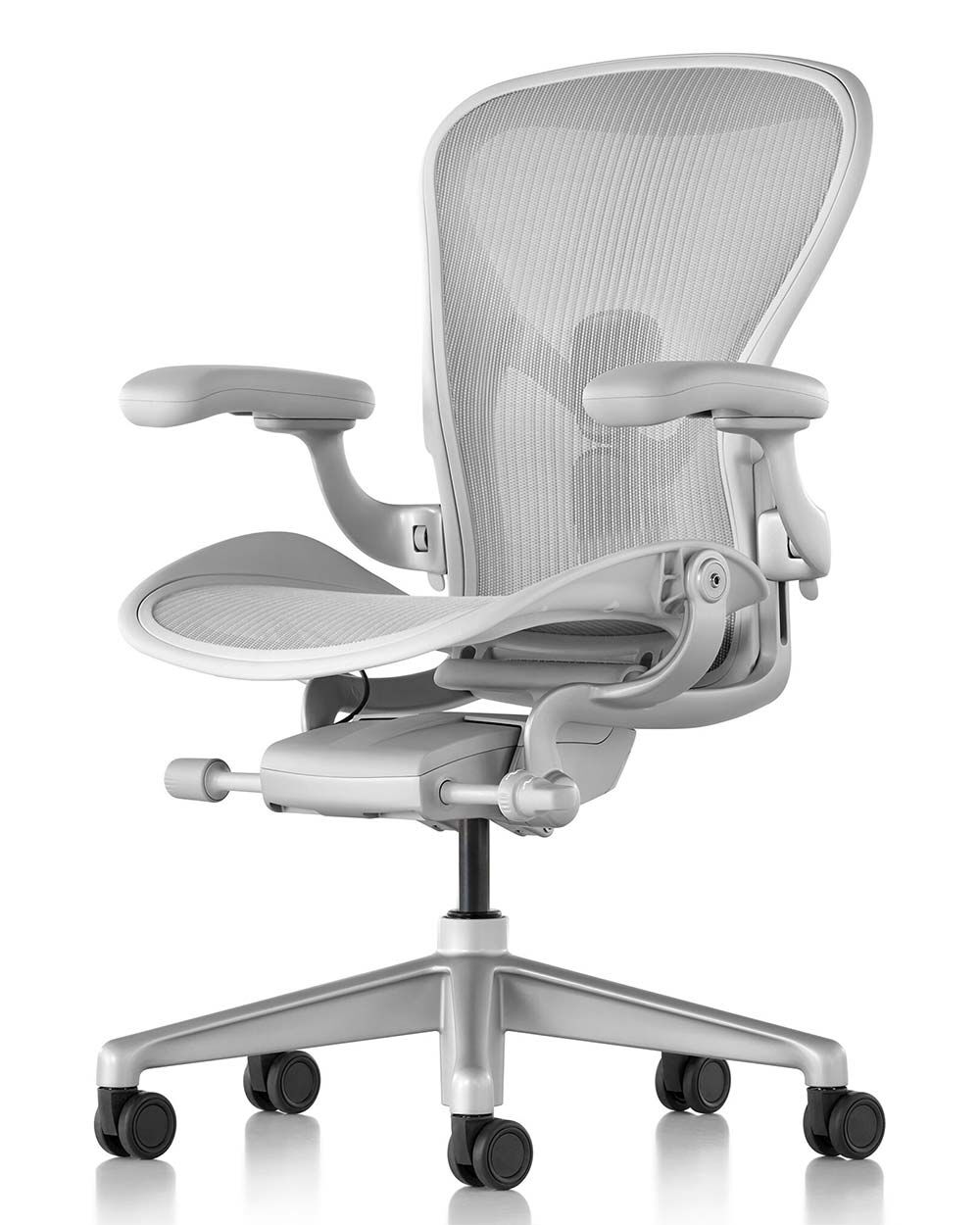 Herman Miller Aeron, Mineral, Größe C, Komplettmodell, vorne