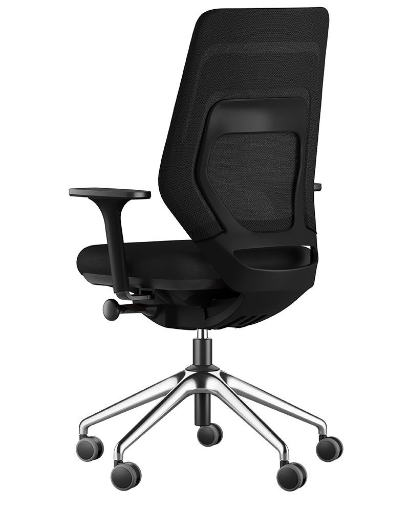 fm Asiento Bürostuhl, 3D-Mechanik, schwarz