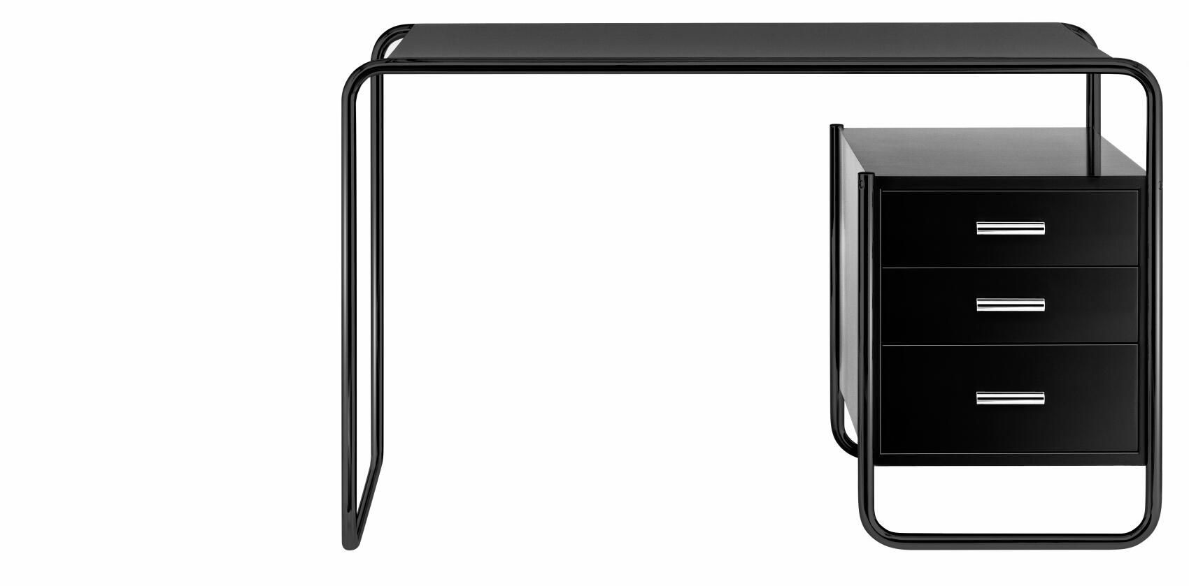 Thonet S 285/2, Schreibtisch, Stahlrohrgestell,