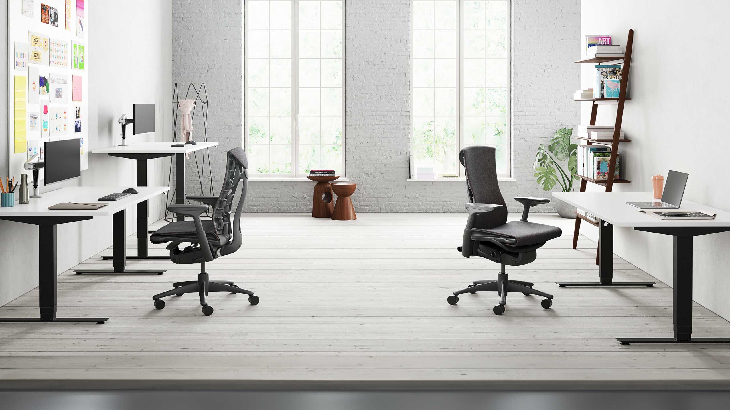 Herman Miller Embody Bürostühle im Büro