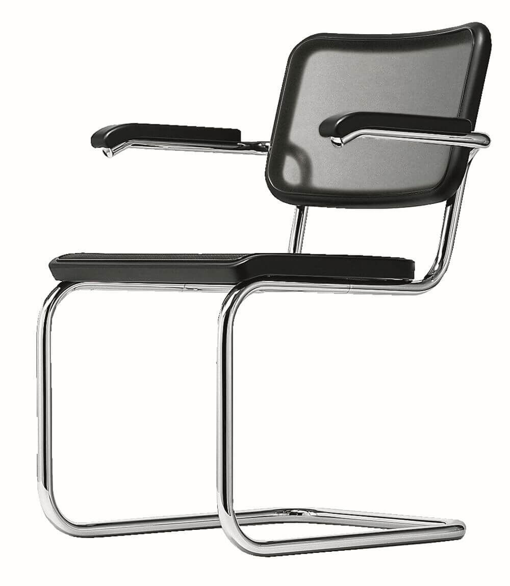 Thonet S 64 N Stahlrohrstuhl Netzbespannung