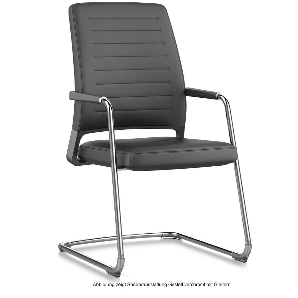 Interstuhl Vintage 57V0 Freischwinger Polster-