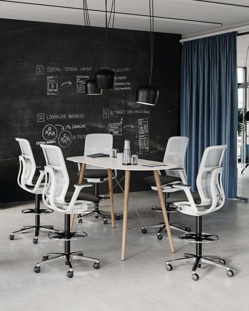 Wilkhahn AT 187/1, Counterstuhl,