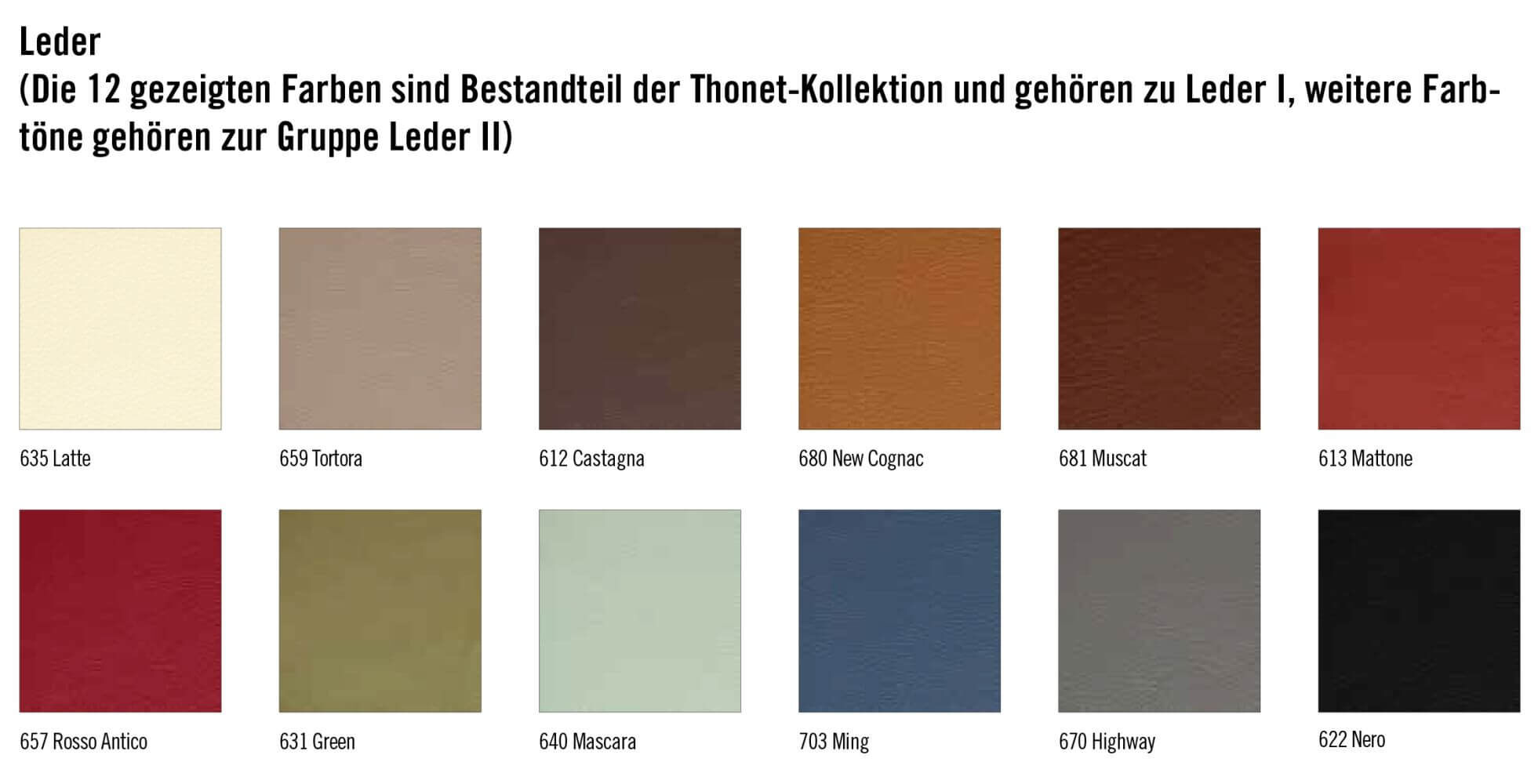 Thonet 808 Lounge-Sessel Leder,