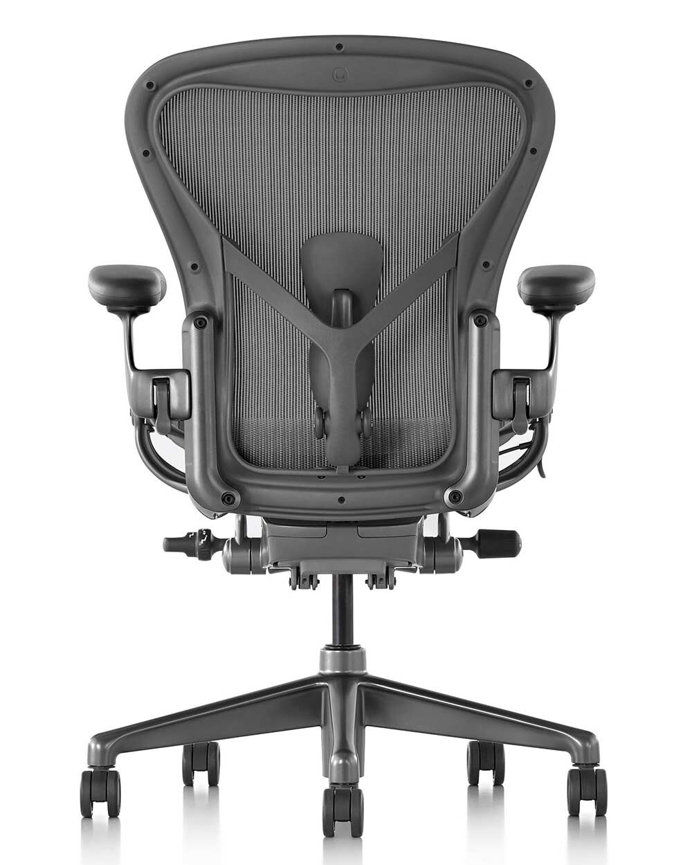 Herman Miller Carbon Größe B Armlehne Vinyl hinten