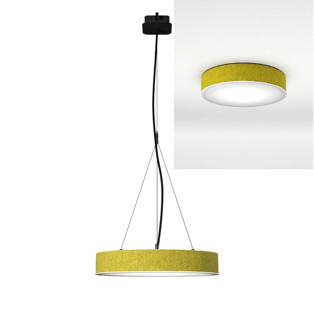 BuzziSpace BuzziDisk, LED Deckenlampe, akustisch wirksam