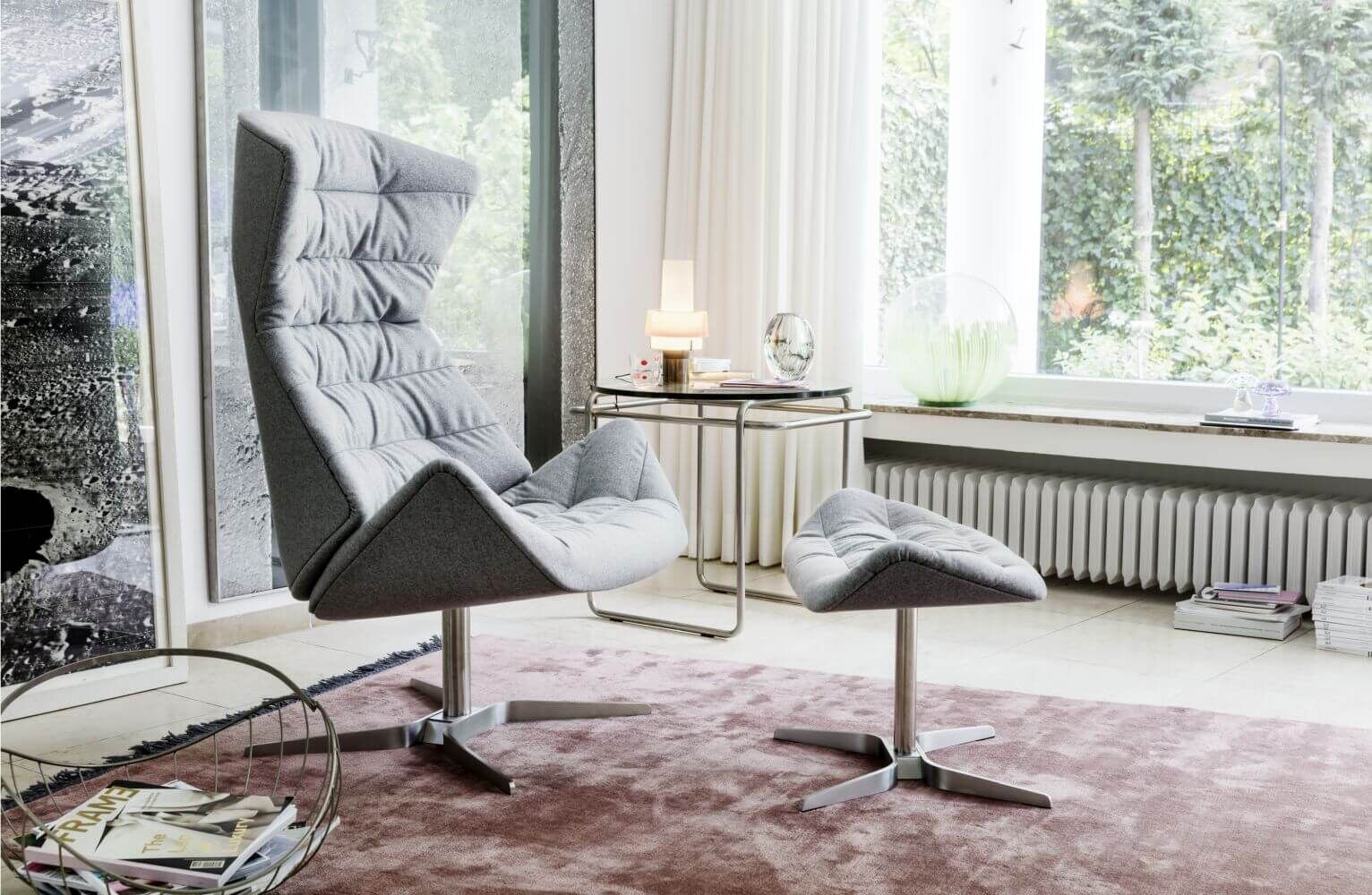 Thonet 808 Grey Lounge-Sessel grey