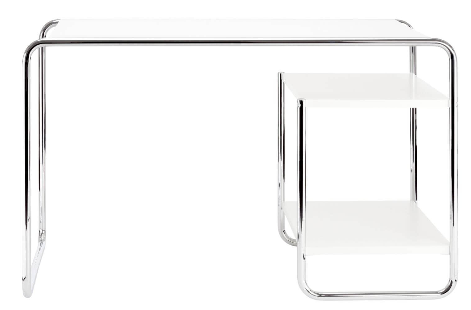 Thonet S 285/2, Schreibtisch, Stahlrohrgestell,