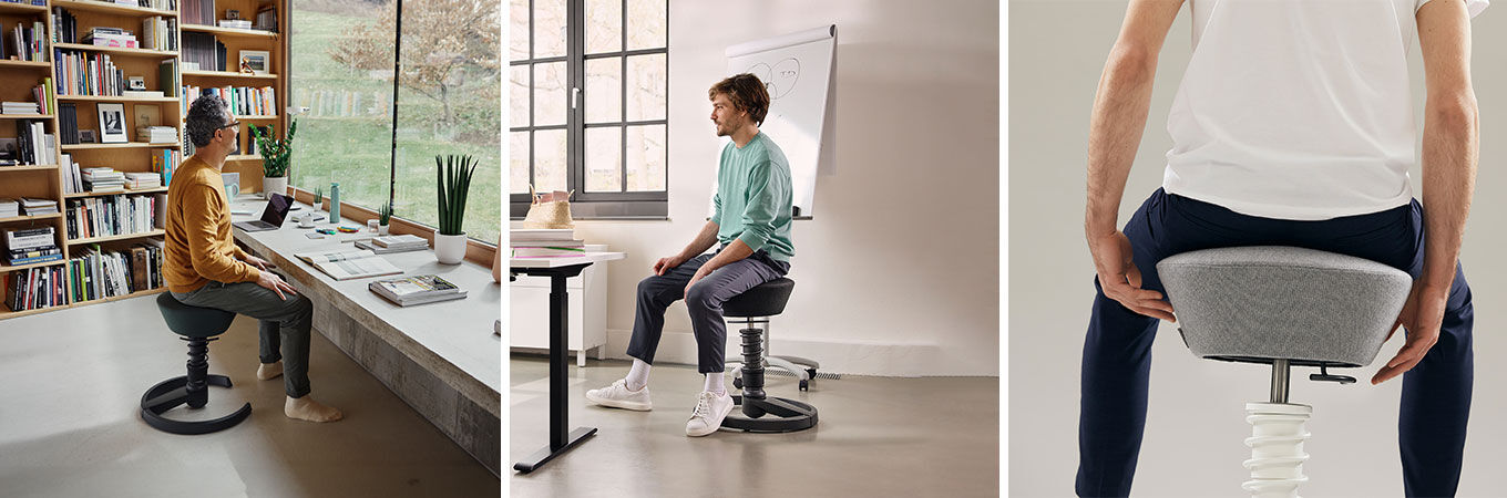 Aeris Swopper Hocker im Home Office