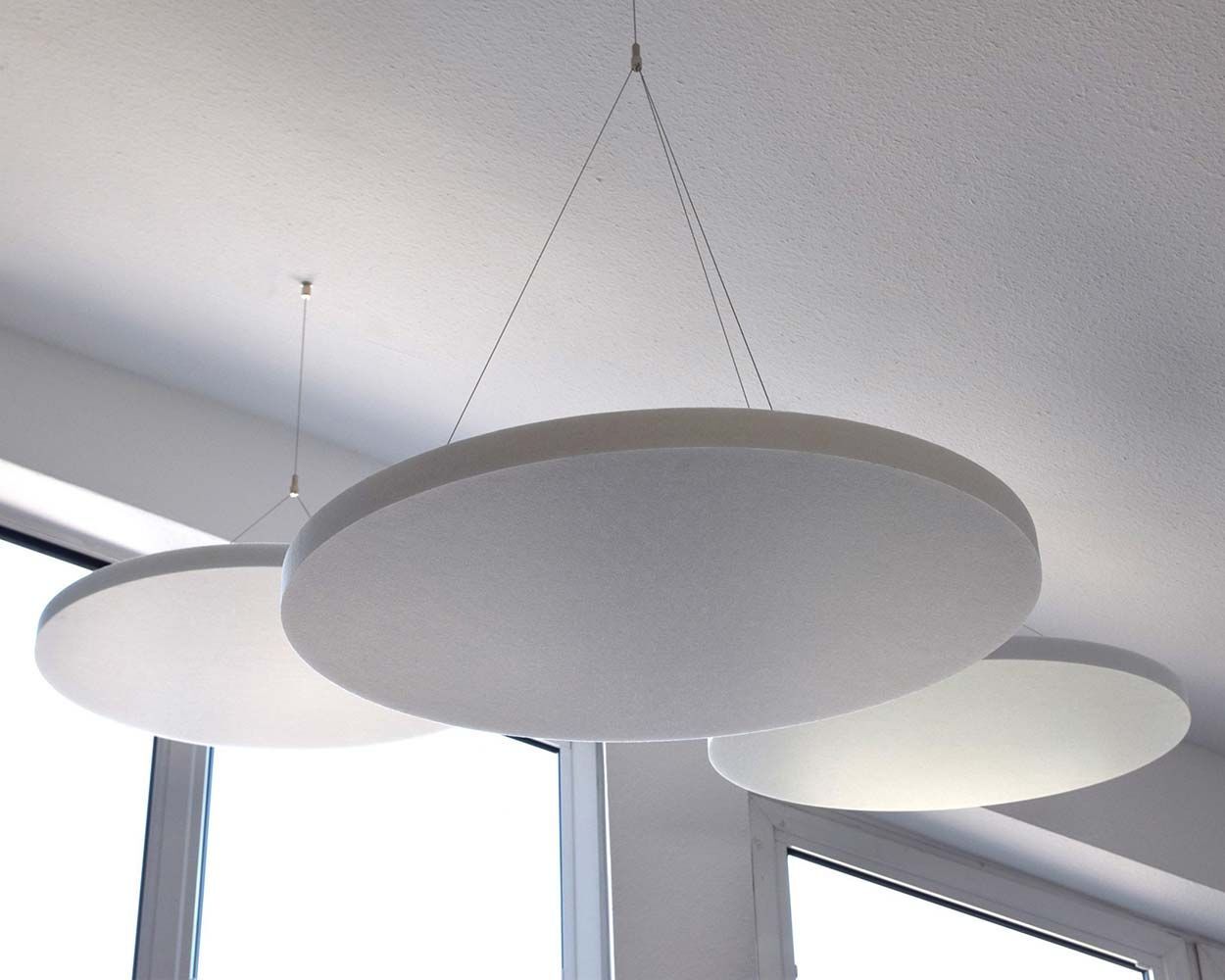 fm Büromöbel Akustik Deckensegel rund