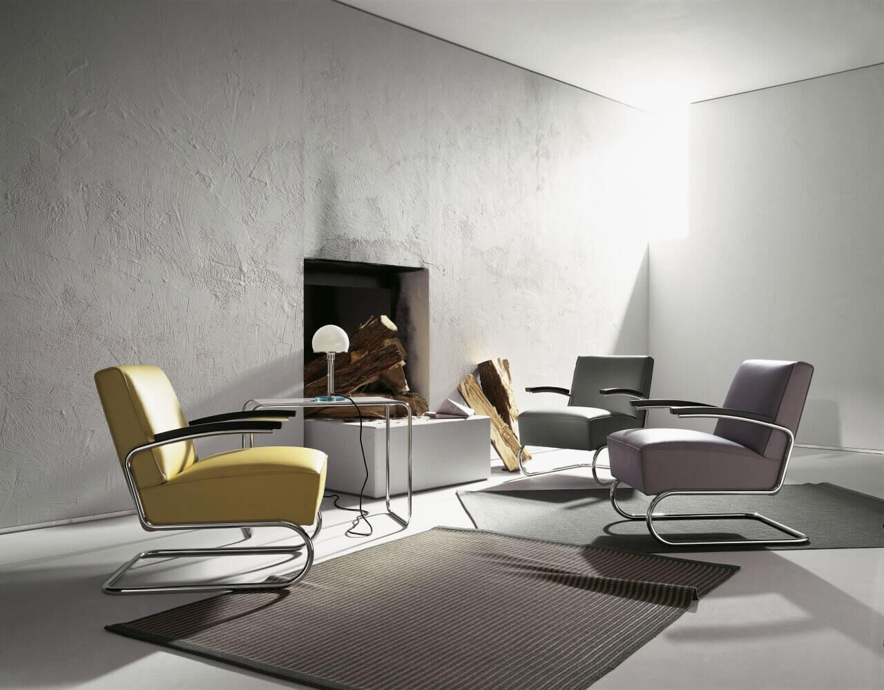 Thonet S 411 Freischwingersessel alle Stoffe und