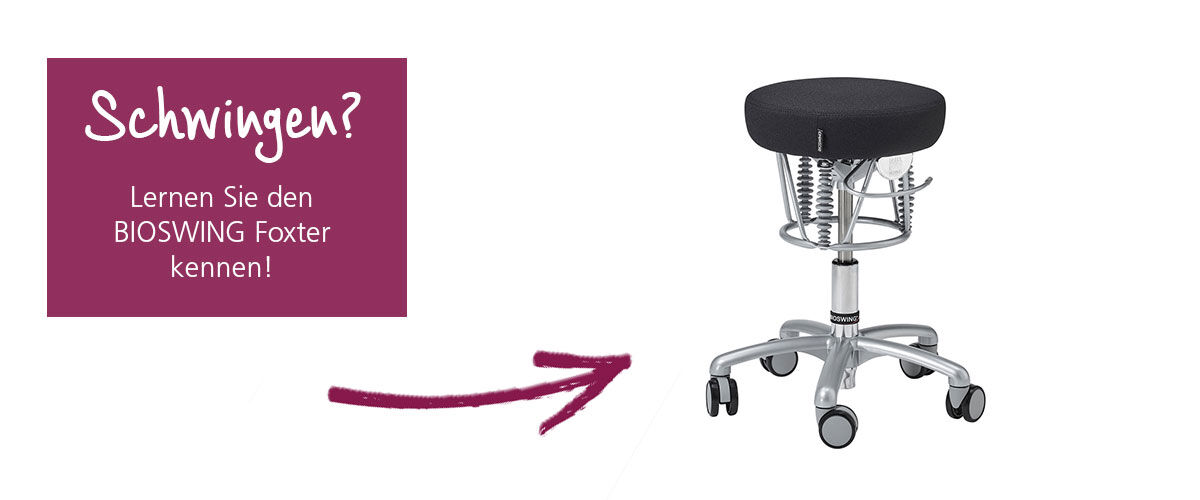 Haider BIOSWING Foxter - Hocker mit 3D Schwingelement