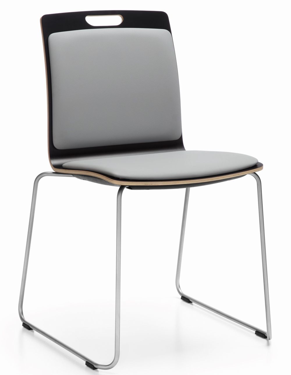 Profim Com K32 V, Stapelstuhl, Kufengestell,