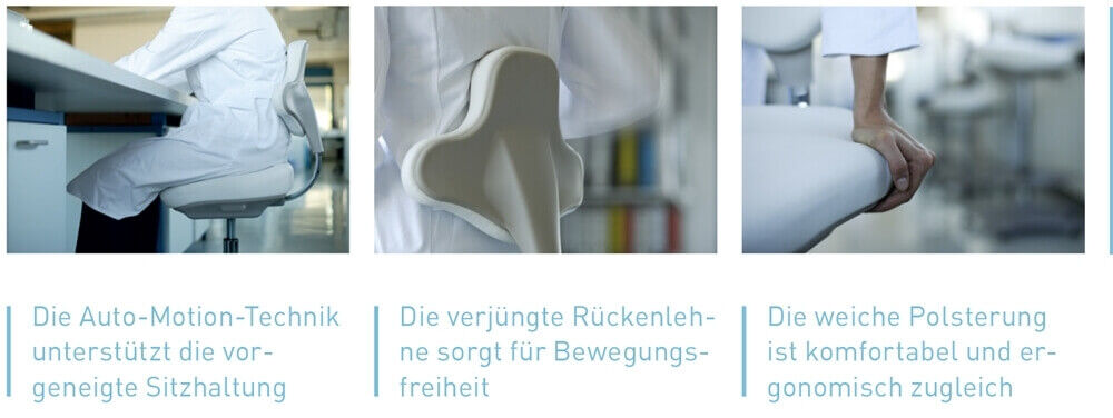 Laborstuhl Bimos Labster 2 ESD ableitfähig 9103E