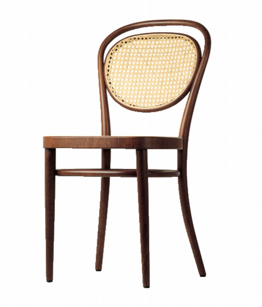 Thonet 215 R Bugholzstuhl, Rohrgeflecht-Sitz