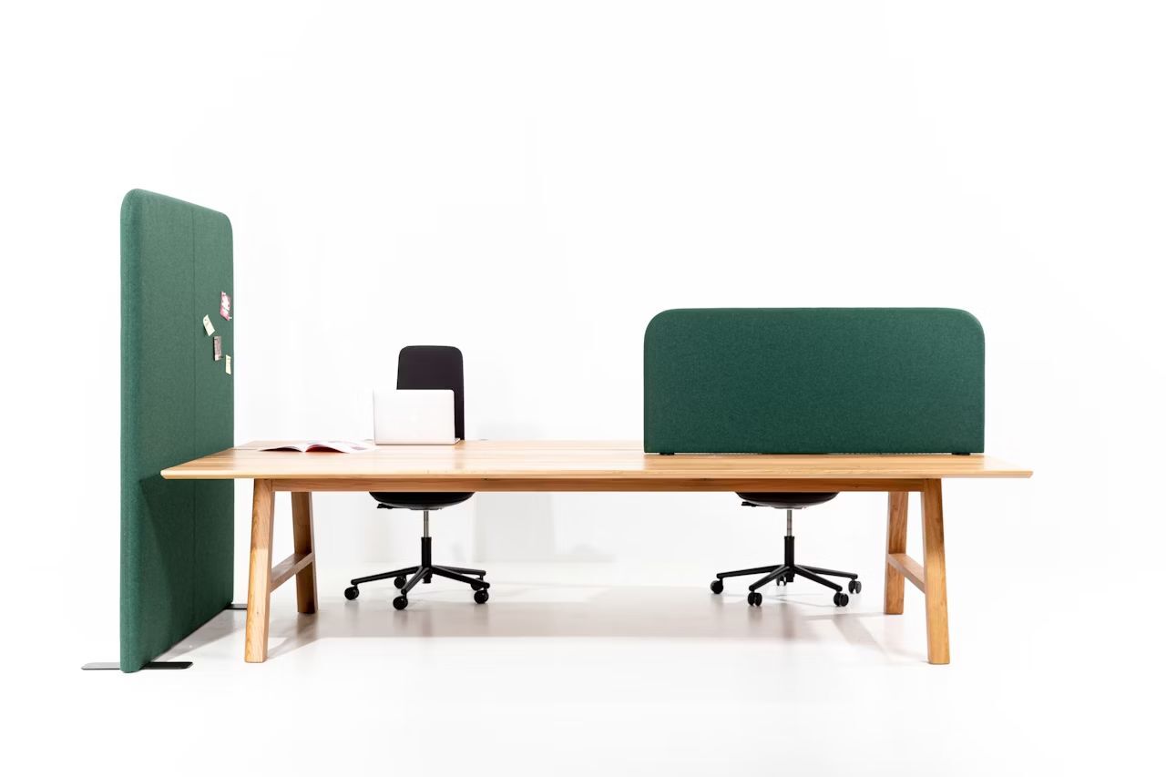 BuzziSpace BuzziShield Free, Akustik-Trennwand, verschiedene Formen und Größen