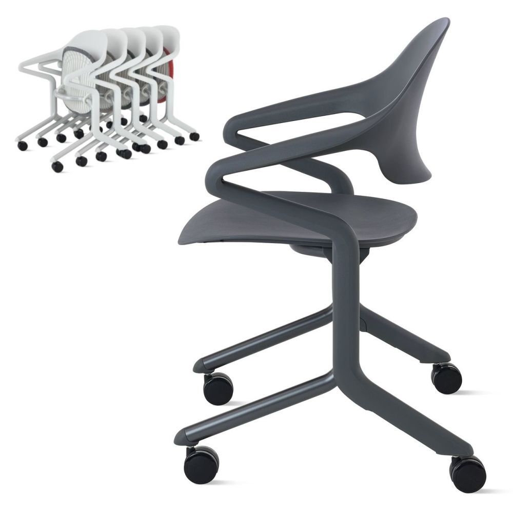 Herman Miller Fuld Klappstuhl, ineinander