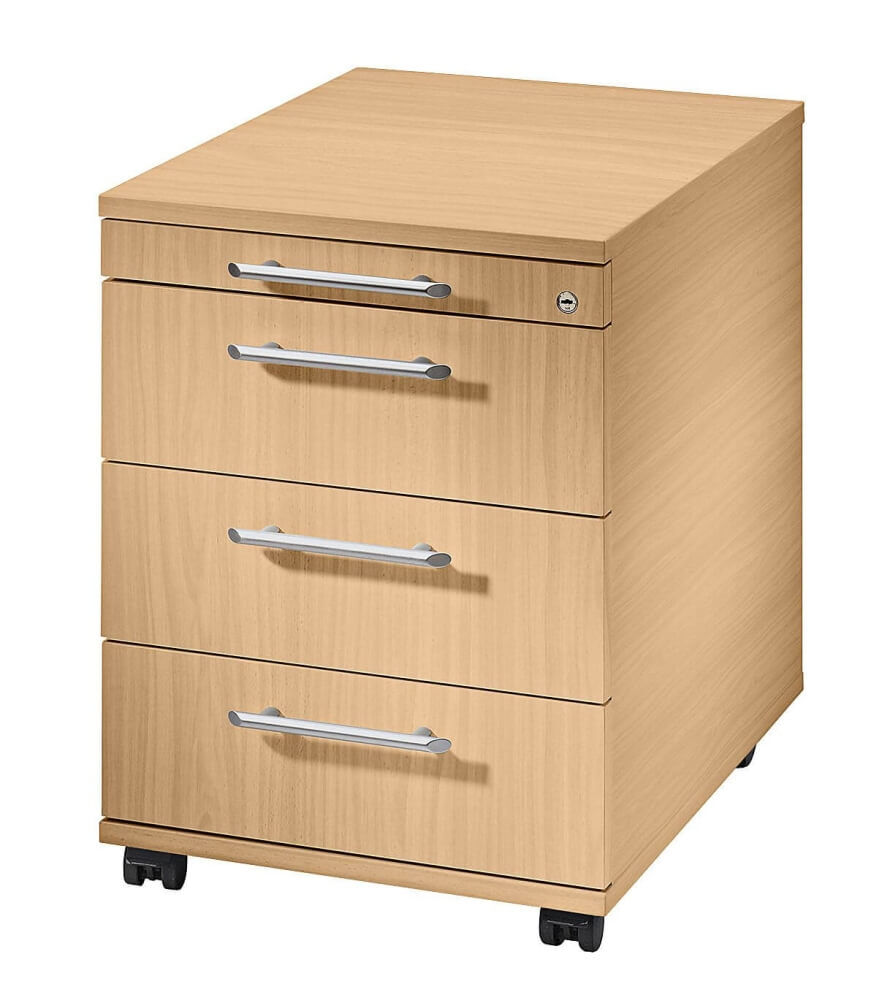 deskgo DC58-3 plus Rollcontainer Plus, Tiefe 58 cm