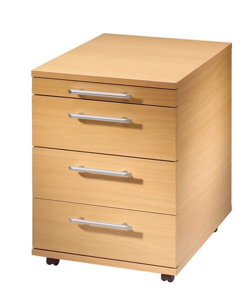 deskgo DC58-3 Rollcontainer Basic T 58 cm 3 Schübe