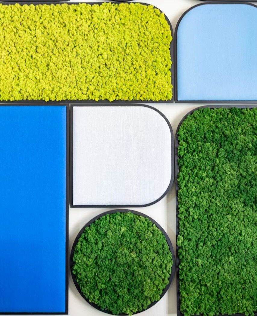 BuzziSpace BuzziMood, Akustik-Paneel, Wandmontage, viele Formate, Moos oder Stoff