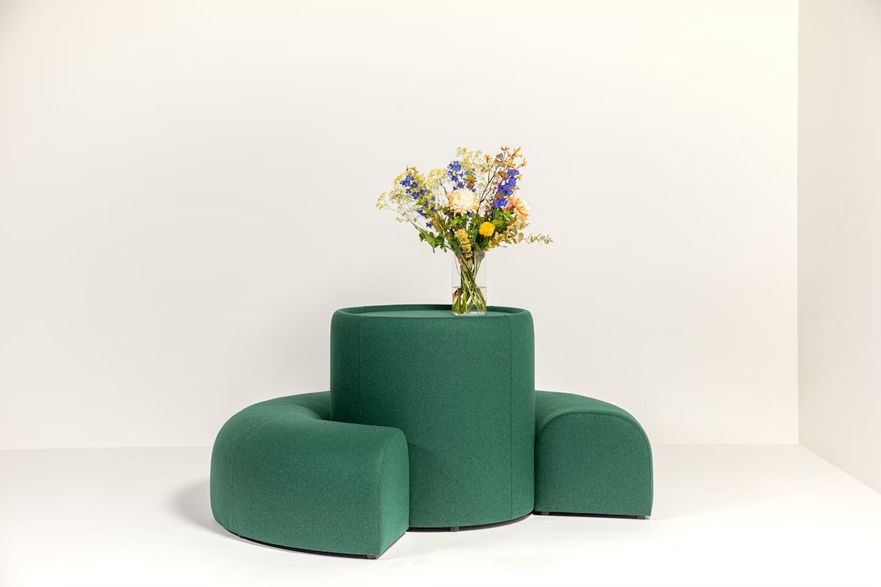 BuzziSpace BuzziCee, Polsterhocker, akustisch wirksam, 2 Größen