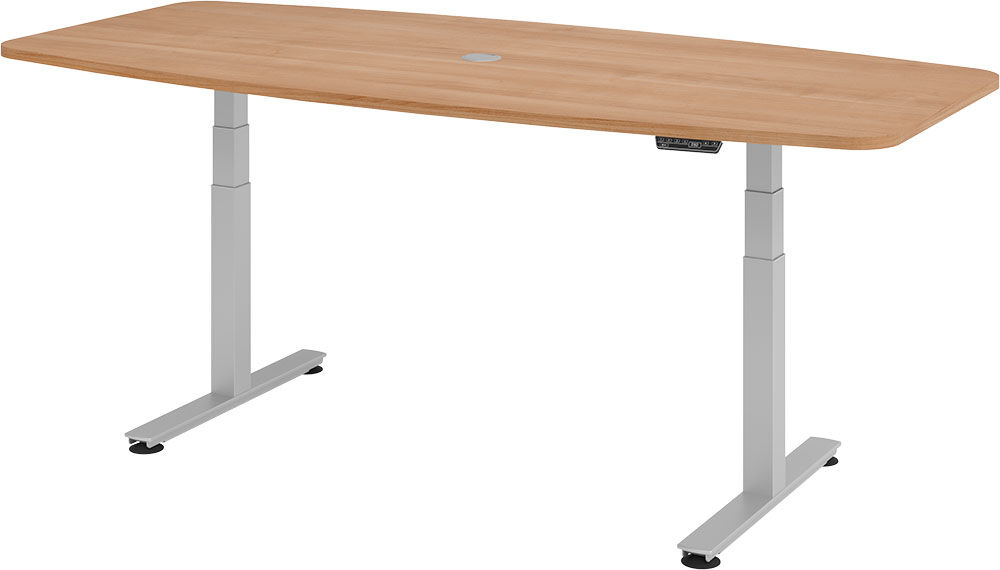 deskgo aktiv memory Steh-Sitz-Schreibtisch 63,5-128,5 cm