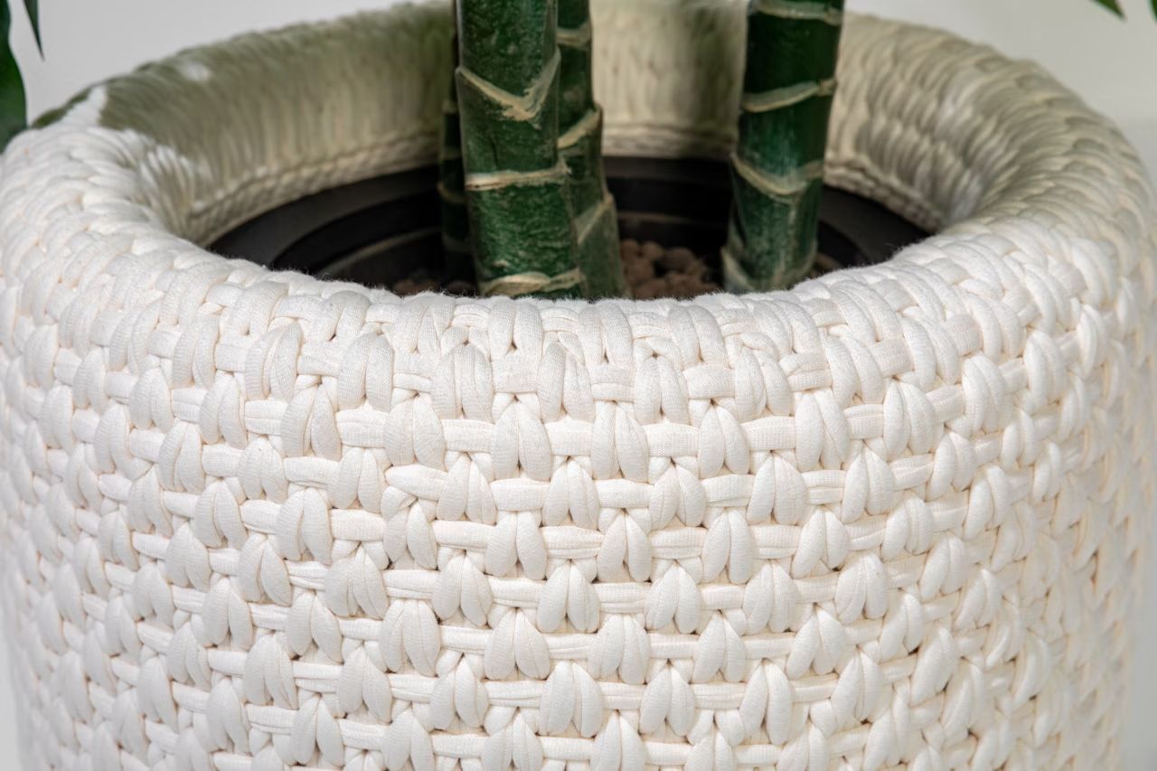 BuzziSpace BuzziKnit Planter, Pflanzgefäß, akustisch wirksam, viele Formate