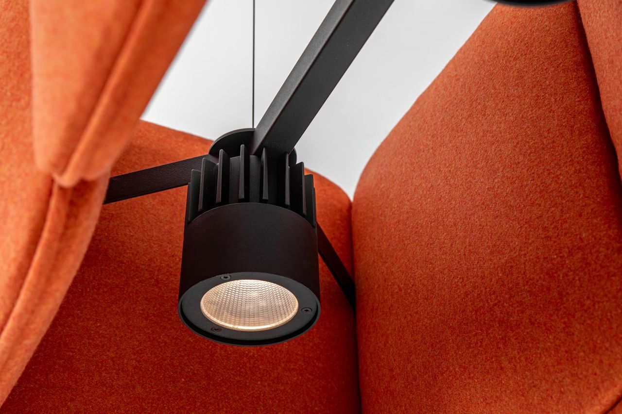 BuzziSpace BuzziChicle Light, LED-Deckenlampe, akustisch wirksam