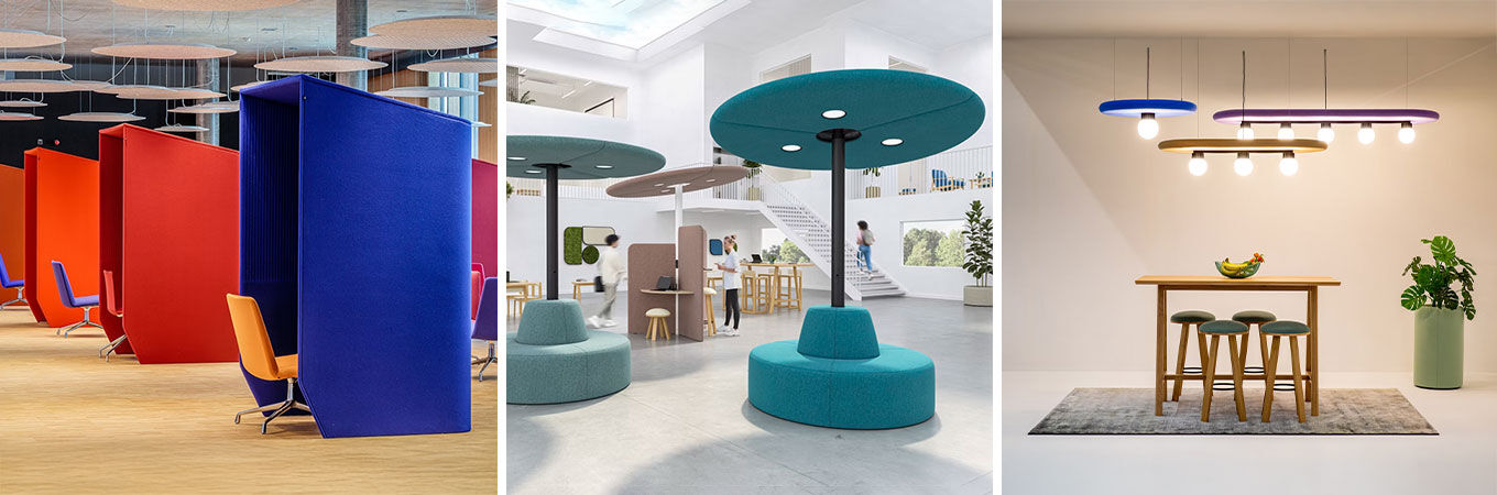 Akustik Elemente von BuzziSpace