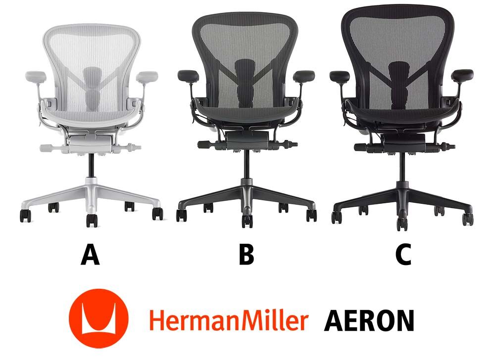 Herman Miller Aeron Größen A B C