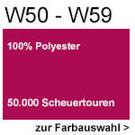 W 100% polyester