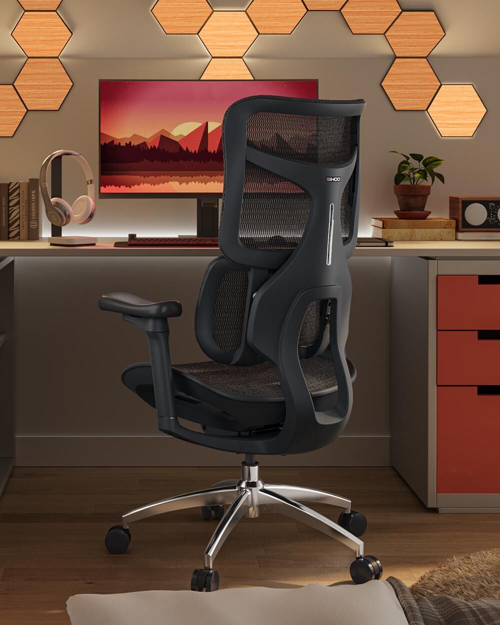 Sihoo Doro S100, ergonomischer Bürostuhl,