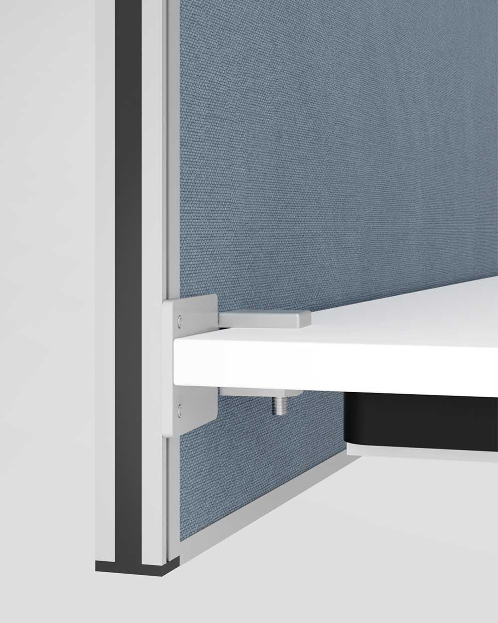 fm Büromöbel Schallschutz Tischtrennwand