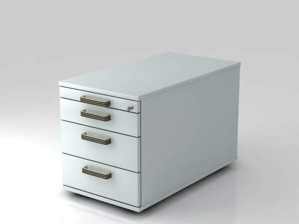 deskgo DC80-3 plus Rollcontainer plus, 3 Schübe