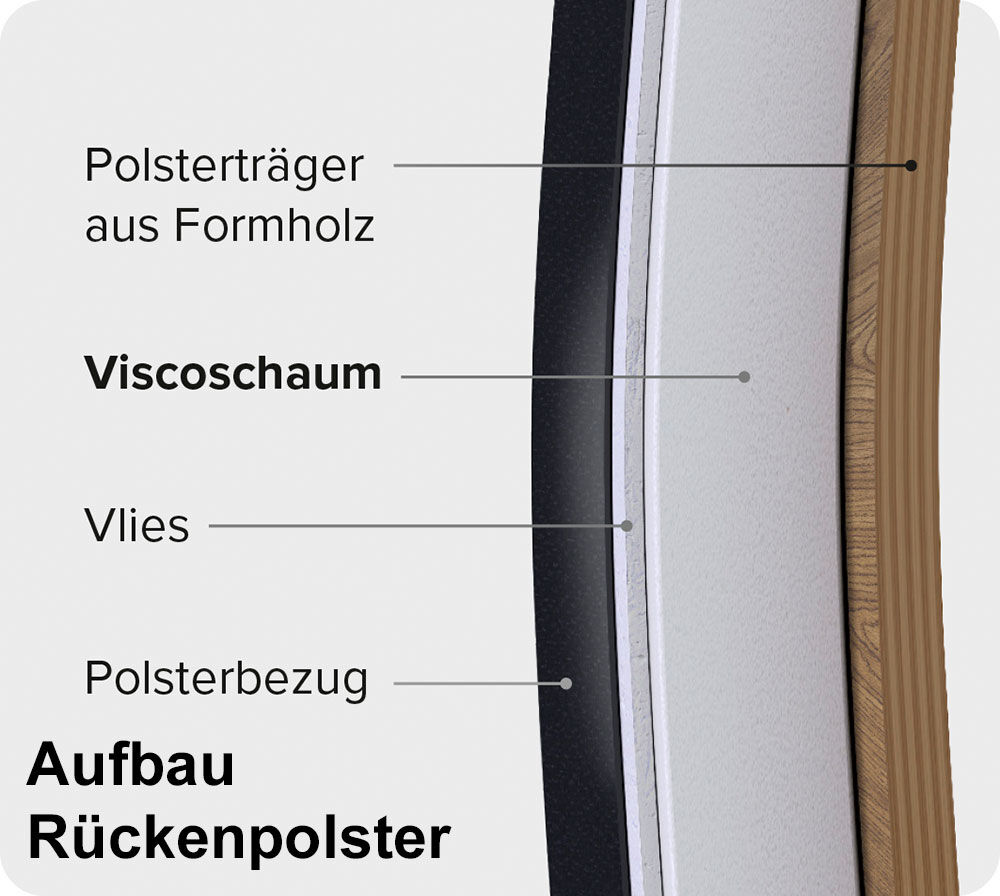 Haider Bioswing 360 iQ Visco Aufbau Rückenpolster