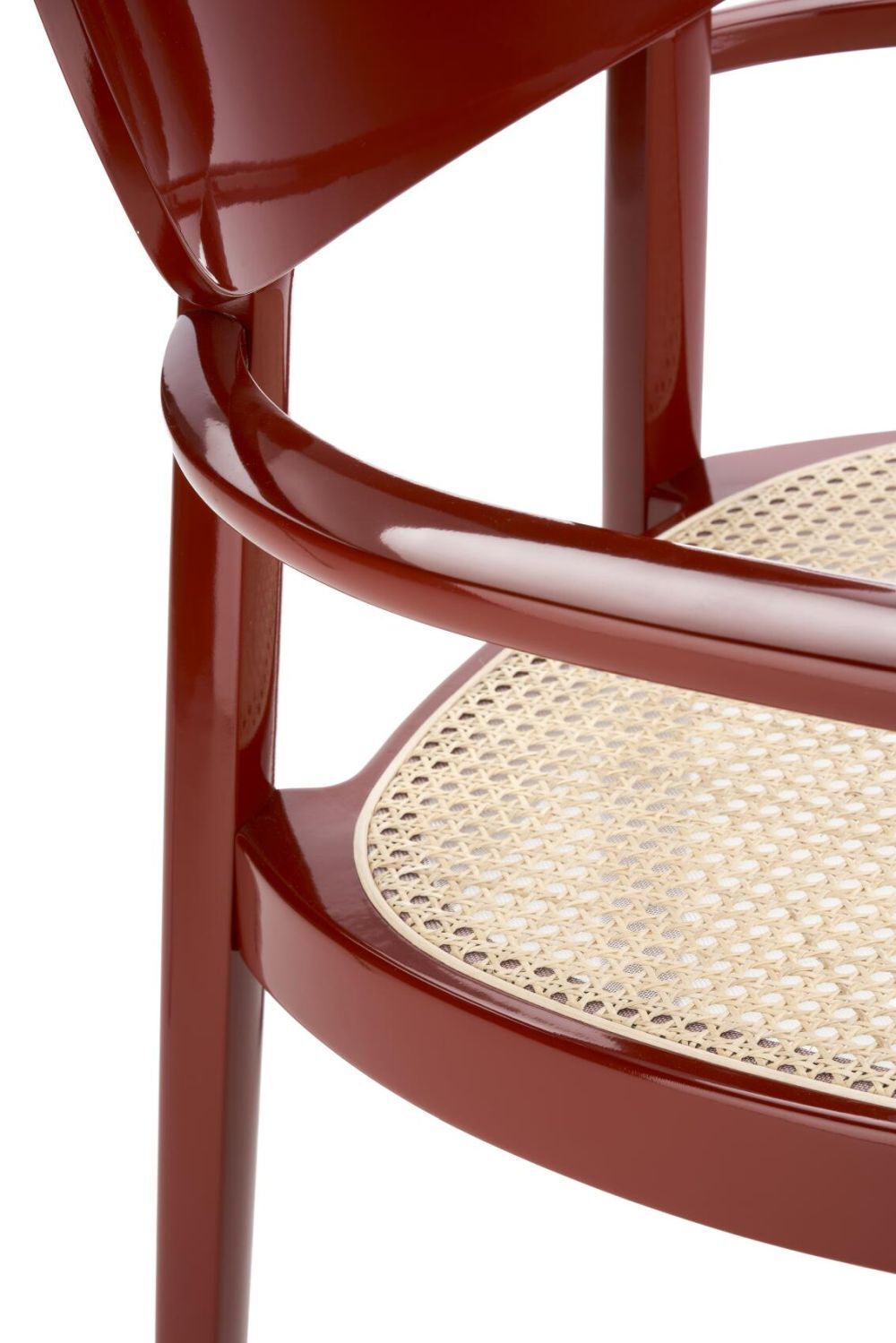Thonet (119 F) Lounge-Sessel, Rohrgeflecht-Sitz