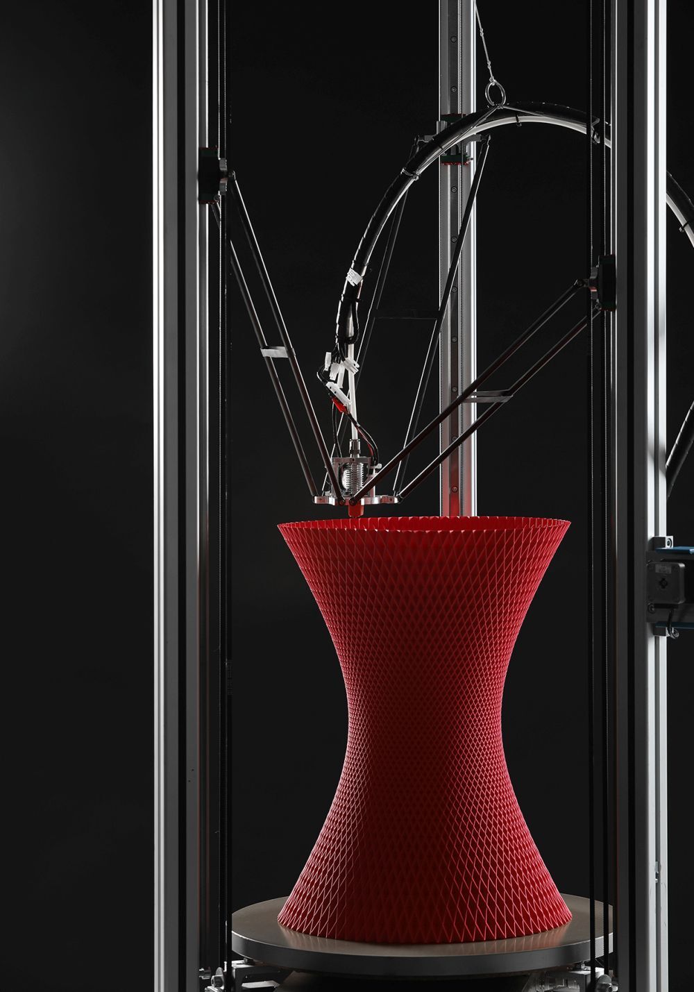 Wagner 3D One S Low, Pendelhocker, aus 3D Drucker,