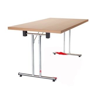 Moderner höhenverstellbarer Schreibtisch mit Holzplatte und Metallgestell, ideal für ergonomische Arbeitsplätze.