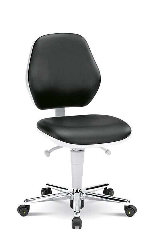 Bimos Reinraum Basic 2 Modell 9140 Reinraumstuhl mit Permanentkontakt-Rückenlehne