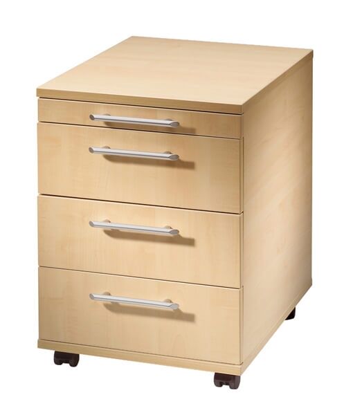 deskgo DC58-3 Rollcontainer Basic T 58 cm 3 Schübe