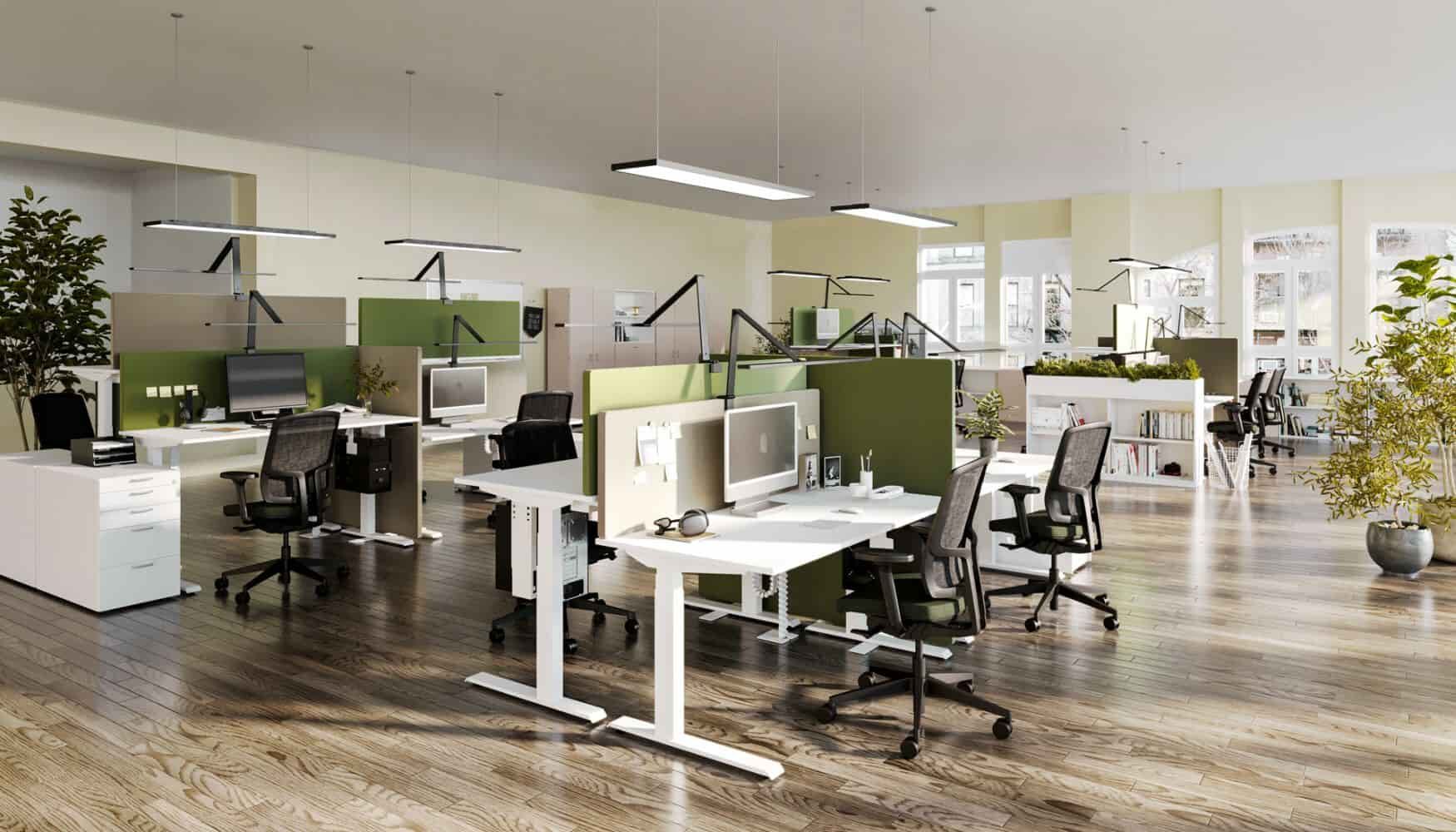Leuwico Spine 4 Steh-Sitz-Schreibtisch,