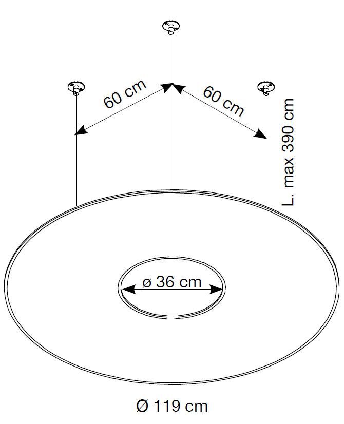 Caimi Giotto Ceiling Akustik Deckensegel,