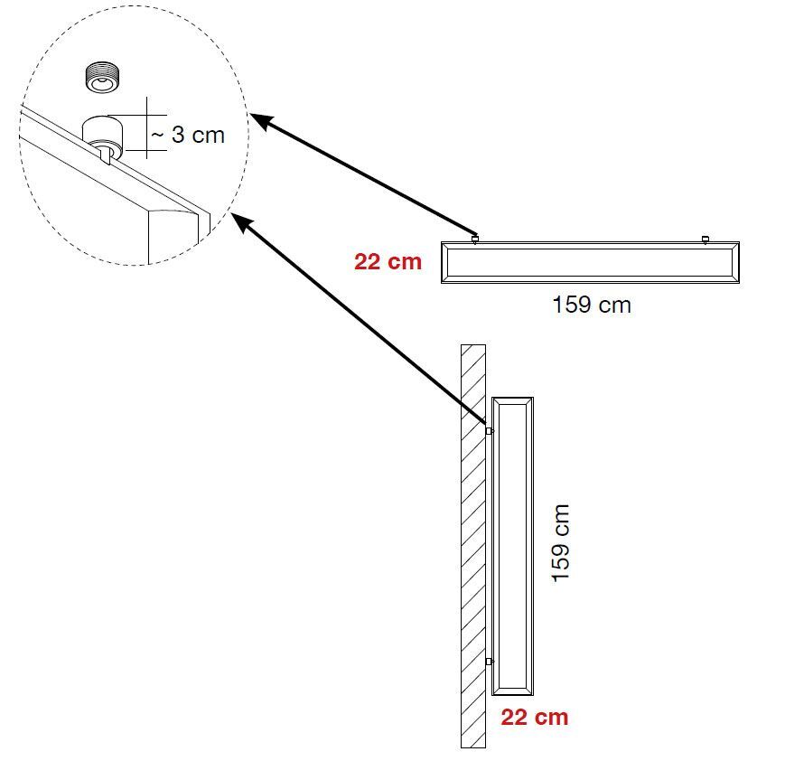 Caimi Baffle Direct 22 Akustik Deckensegel,