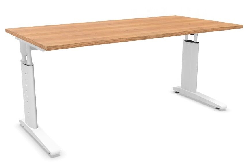 deskgo variabel CU Schreibtisch C-Fuß silber,