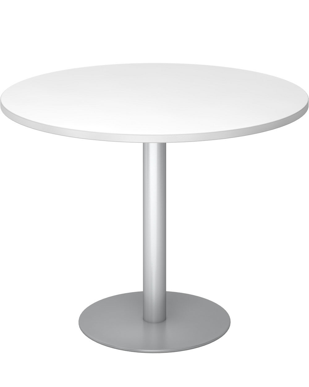 deskgo meeting Säulentisch rund 100 cm