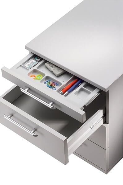 deskgo DC58-3 Rollcontainer Basic T 58 cm 3 Schübe